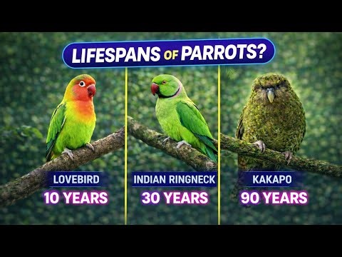 Lifespan of All Parrots