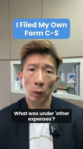 I Filed My Own Form C-S! 🇸🇬 Tax Filing Hacks