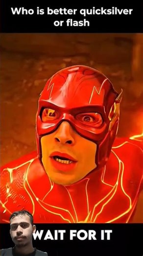 Flash⚡VS Quicksilver 😱🔥#marvel
