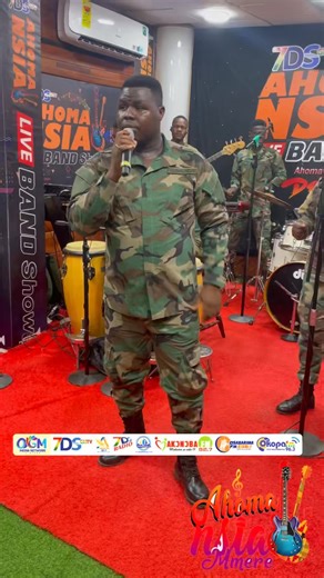 25K views · 789 reactions | Watch the Ghana Armed Forces Band bring the heat to the Ahoma Nsia Service Band Show with an incredible performance of classic Ghanaian highlife. The precision of the military meets the soul of Adadamu! To keep them in the competition, you can either: • Dial *714*8383# and follow the prompts. • Download the 7ds app and cast your vote there. #AhomaNsiaServiceBand #SupportYourBand #VoteForVictory | 7DSGH TV | Facebook