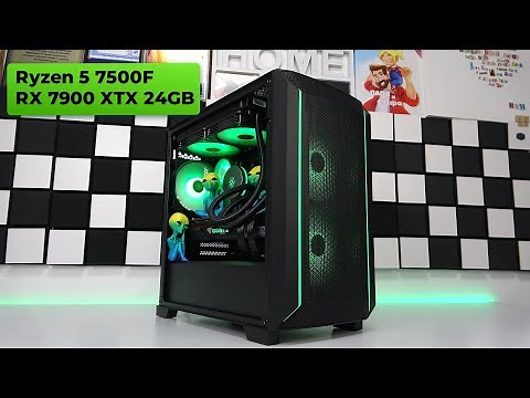 Ryzen 5 7500F + RX 7900 XTX 👽 Built the ULTIMATE AM5 AMD setup! + Test 1080p 1444p 2160p
