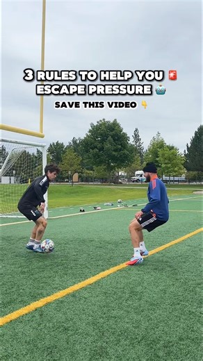 1.4M views · 13K reactions | Use and master these 3 rules to help you be able to escape any situation you find yourself in on the pitch ✅ #soccertraining #soccerskillstraining #soccertrainingdrills #soccerskills #soccercoaching #soccercoach #soccerpressure #pressresistant #Midfielder #soccermidfielder | Jack Denton | Facebook