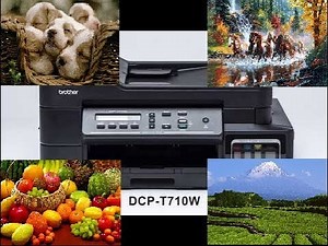 PHOTO PRINT SAMPLE BROTHER DCP-T710W / A4 GLOSSY PHOTO PAPER / HOW TO / IMAGE PRINT / COLOR PRINT