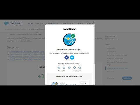Customize Record Pages | Customize a Salesforce Object - Trailhead Salesforce