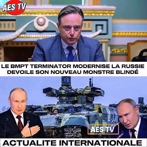 299K views · 10K reactions | Le BMPT Terminator Modernise _ La Russie Dévoile Son Nouveau Monstre Blindé en Ukraine | AES TV | Facebook