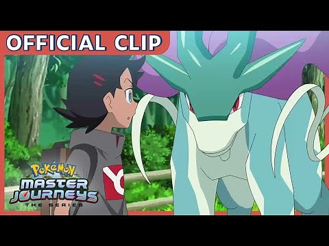 Goh and Suicune! | Pokémon Master Journeys: The Series | Official Clip