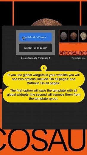 Creating a template page in Readymag