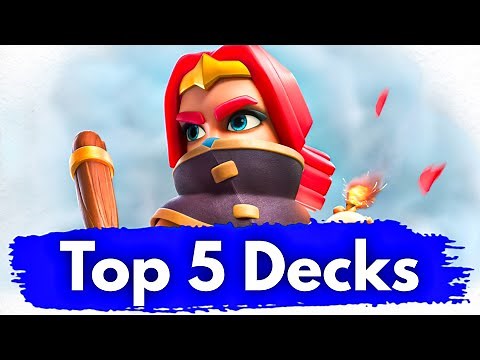 TOP 5 BEST Boss Bandit Decks in Clash Royale