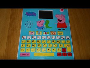Peppa pig fun and learn tablet activity toy review