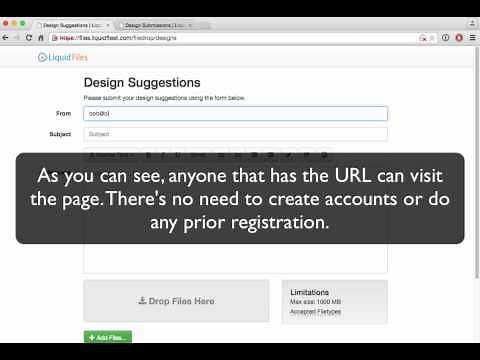 LiquidFiles Filedrop