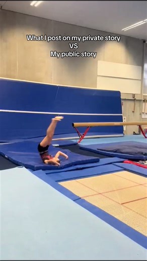 Nvm i post everything on my public acc🙈😁 but I like the trend💕 #trend #fails #gymnastics #fypシ゚