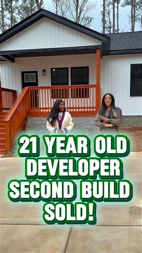 Delphine Bryant | So proud of my 21 year old project manager @zarahrealestate 🤍 This was her second home built and sold. I gifted her this lot for her... | Instagram