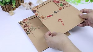 60 Sets Christmas Photo Frame Cards with Envelopes Stickers, Christmas Cards with 4 x 6 Photo Insert Picture Frame Holders for Xmas Holiday Greeting Supplies