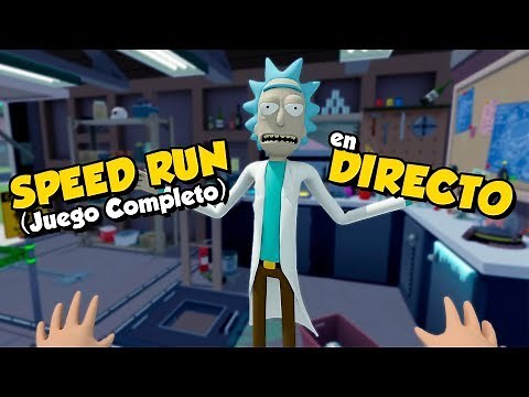Completamos Rick y Morty en Realidad Virtual en directo (Juego Completo)
