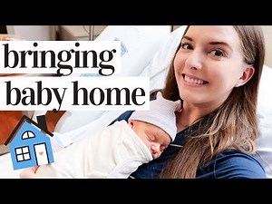 BRINGING BABY HOME FROM THE HOSPITAL | DAY IN THE LIFE WITH A NEWBORN BABY