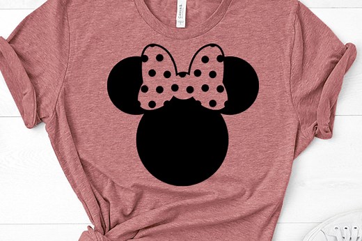 Disney's minnie mouse svg free, minnie mouse head svg, free svg cutting files, minnie bow svg, cricut, silhouette, disney svg, eps, dxf 0004