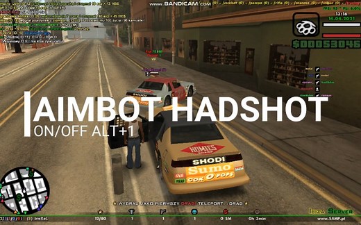 【SAMP】外挂视角#1 暴力自瞄：ALT 1锁头挂 part.1