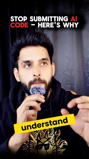 Stop Submitting AI Code – Here's Why