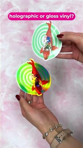 Holographic or Gloss Vinyl? 💿✨ Why choose when you can get both—today!