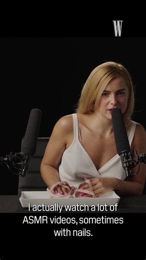 Addison Rae's ASMR Nails Experience