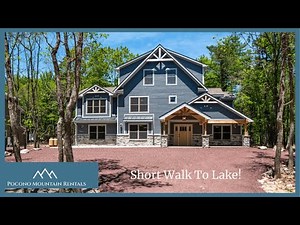 Tour the Spacious 9-Bedroom Mountain Cabin "Matterhorn" by Pocono Mountain Rentals