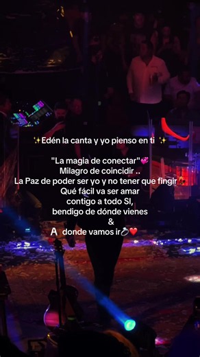 Edén Muñoz — La magia de conectar: letra y significado