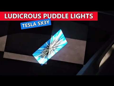 Tesla Insane Ludicrous Puddle Lights - EVBase