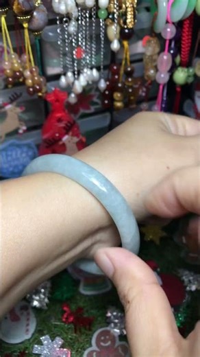 CODE: JG837 Small Size Jade Bangle 56mm++/9mm++