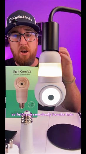 Revolutionize Home Security with the Luna Light Bulb Camera