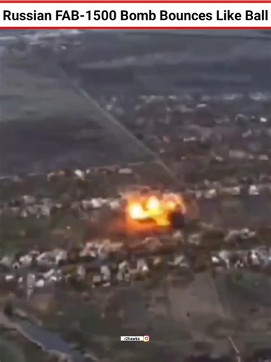 Russian FAB-1500 Bomb Bounces Like Ball #shorts