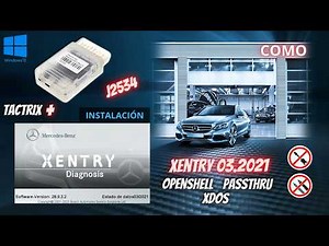 Installation and activation (Complete) XENTRY 03.2021 PassThru (Windows 10) Mercedes-Benz [Step b...