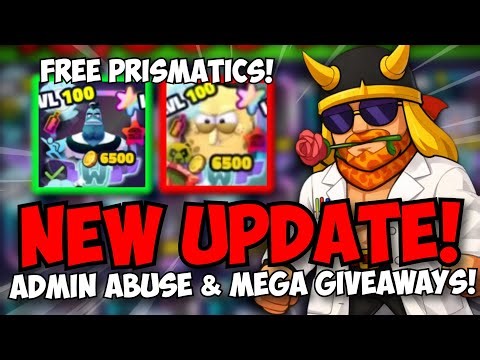 [ALL CODES] NEW SBTD FREE PRISMATIC UPDATE ADMIN ABUSE 2.0 & MEGA GIVEAWAYS!!!