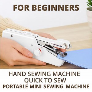 Portable Mini Hand Sewing Machine – Quick, Easy, & Wireless Sewing for Home