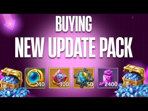 BUYING NEW UPDATE PACK🤩AMAZING PACK UNDER 30$🤩CASTLE CLASH