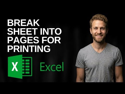How To Break An Excel Worksheet Into Separate Pages For Printing (2026 Easy Guide)