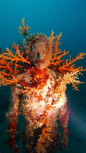 Found at the Bottom of the Ocean: The Coral Man 🌊