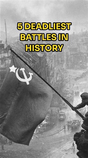 The 5 Deadliest Battles of All Time #history #historyfacts #ww1history #ww2history #shorts