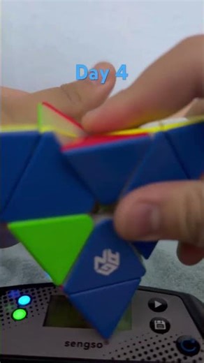 Day 4 of solving a pyraminx