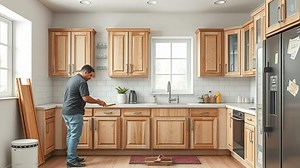 how to renew old kitchen cabinets? - Test Food Kitchen