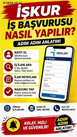 How to Apply for Jobs via İŞKUR? Step-by-Step Guide! #jobpostings