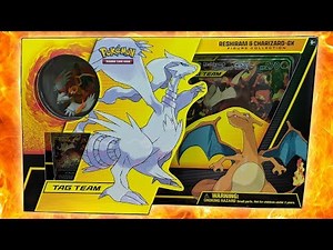 NEW! Reshiram and Charizard GX Tag Team Figure Collection Box Opening!