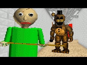 ANIMATRONICS FOUND IN BALDIS! | Baldi's Basics in Education and Learning (FNAF MOD)