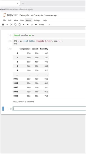 Загрузка txt файлов в pandas #pandas #python #education #datascience