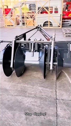 This Machine Makes PERFECT Raised Beds INSTANTLY! 🤯 #tractor #attachment #shorts