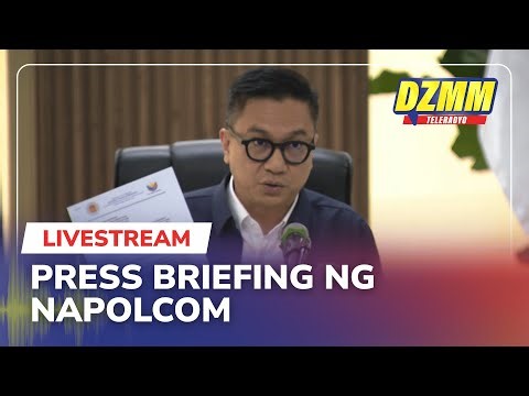 LIVE: NAPOLCOM holds press briefing | DZMM Teleradyo (28 August 2025)