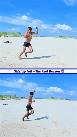 Epic Sideflip Fail 🤦‍♂️ | Watch Till the End! #sideflip #Tutorial #gymnastics #parkour | suraj.flipper