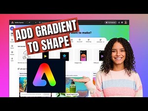 How to Add Gradients to Shape in Adobe Express 2025?