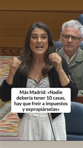 Más Madrid: Propuesta Impuestos y Expropiación Viviendas
