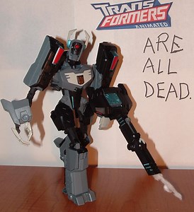 Transformers Animated Shockwave Review and Images