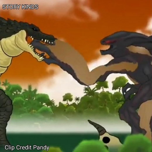 Crocodile Evolutionvs MUTO Prime,Behemoth #corcodile #godzilla #edit #storykinds